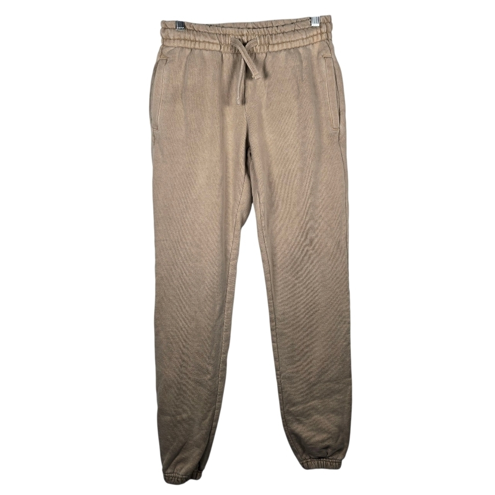 TALENTLESS Men's Beige Heavyweight  Jogger Pants Size XS 100 % Cotton